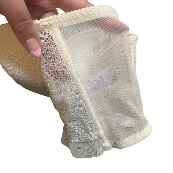 Calvin Klein‎ Women’s Size 34B Ivory Lace Corset Top Longline Bra Strapless - Picture 7 of 9